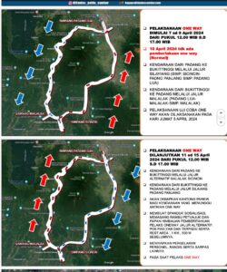 One Way Jalur Padang-Bukittinggi Dimulai 7 April, Dirlantas: Pangkas Waktu Tempuh hingga 4 Jam 2 Untitled 3