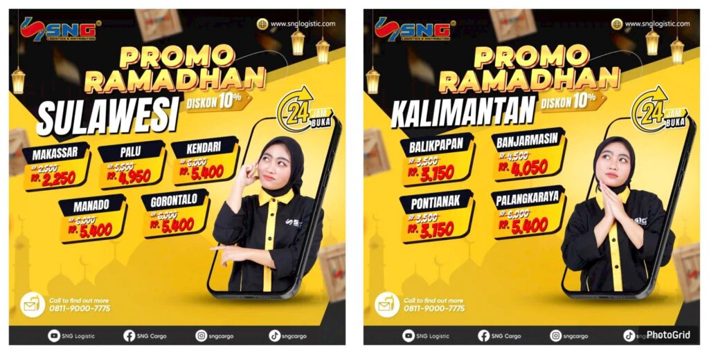 Menjelang Lebaran, SNG Cargo Adakan Promo Diskon Ongkir 10% 2 SNG Logistic 2