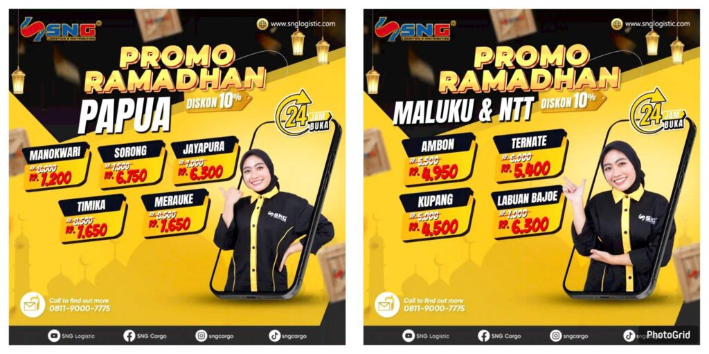 Menjelang Lebaran, SNG Cargo Adakan Promo Diskon Ongkir 10% 3 SNG Logistic 3