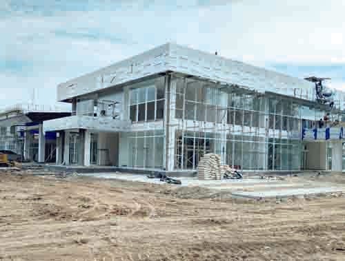 Rampung, Terminal Anakaia Beroperasi Lebaran 1 TERMINAL— Kondisi Terminal Anakaia yang saat ini masih dalam pengerjaan.