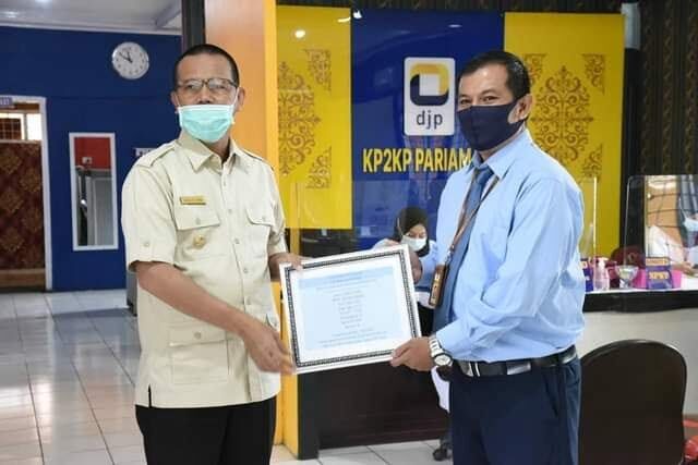 Wako dan Wawako Berikan Laporan SPT Tahunan