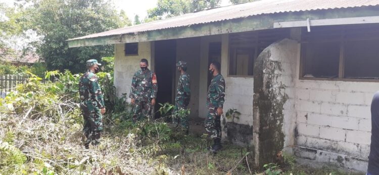 CEK LANGSUNG—Dandim 0311 Pesisir Selatan Letkol Inf Gamma Arthadilla Sakti, lakukan pengecekan aset tanah dan bangunan milik TNI-AD dibawah naungan Kodim 0311Pessel, bertempat di Nagari Kudo-kudo, Kecamatan Basa Ampek, Balai Tapan.