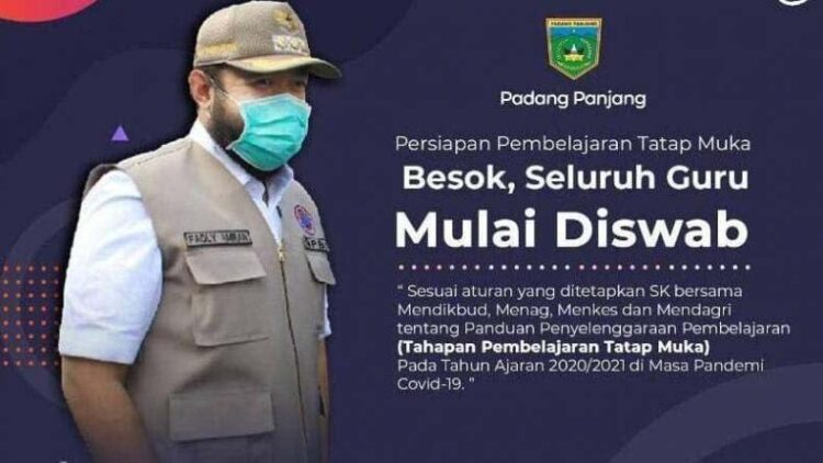 foto berita persiapan pembelajaran tatap muka besok seluruh guru di padang 050121071939