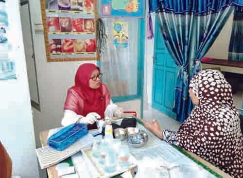 CEGAH PTM— Puskesmas Biaro mengajak masyarakat setempat untuk mencegah Penyakit Tidak Menular (PTM) sejak dini.