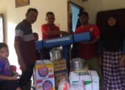 Dinsos Salurkan Bantuan Korban Kebakaran di Hutan Baso