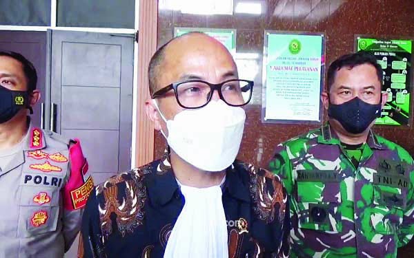 Isu Liar soal Sidang Rizieq Shihab Beredar 1 JELASKAN—Kepala Humas Pengadilan Negeri Jakarta Timur Alex Adam Faisal menjelaskan persidangan Rizieq Shihab digelar secara virtual.