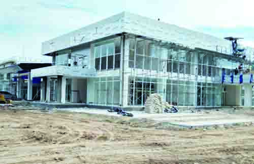 TERMINAL ANAK AIA— Kondisi Terminal Tipe A  Anak Aia hingga 31 Desember lalu hampir rampung.