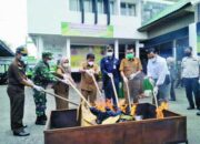 Perkara Januari-Maret 2021 yang Telah Inkrah, BB Ganja, Sabu dan Ekstasi Dimusnahkan