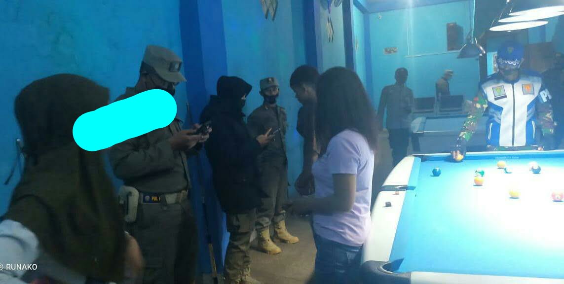 Belasan Orang Terjaring Razia Tim Gabungan