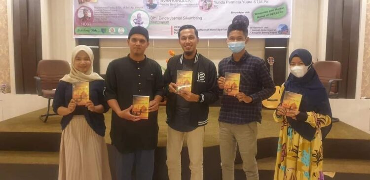 Hafizon Anderson usai acara bedah buku “Hyderabad” beberapa hari yang lalu di Hannah Hotel Syariah.
