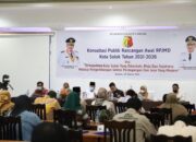 Konsultasi Publik Rancangan Awal RPJMD 2021-2026, Arah Pembangunan harus Sesuai Amanah UU No.25/2004
