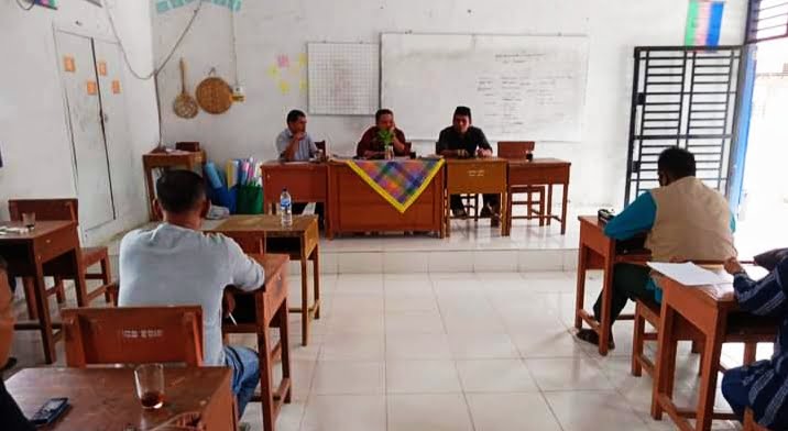 BENTUK PANITIA—Pengurus Pengcab PSTI Padang melaksanakan rapat membentuk panitia pelaksana Raler 2021 untuk menyusun program lima tahun ke depan.