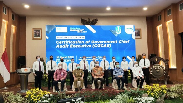 Tingkatkan Kapabilitas dan Kompetensi 1 PESERTA DIKLAT—Inspektur Hendra Aswara menjadi peserta diklat sertifikasi CGCAE yang diselenggarakan Pusdiklatwas BPKP.