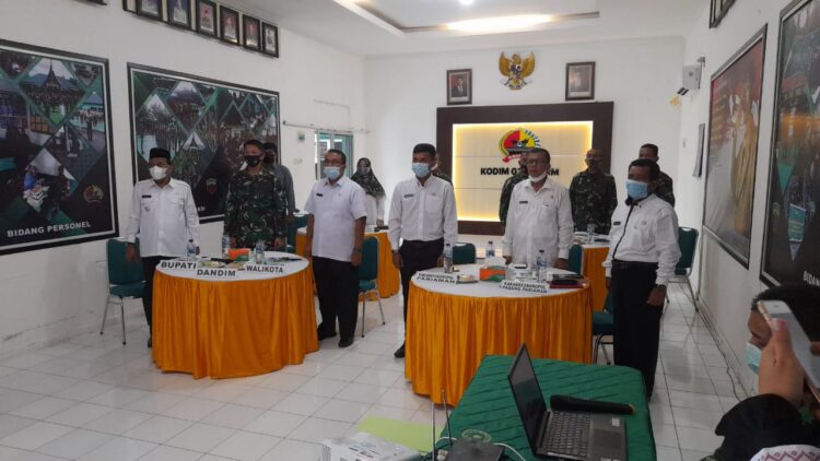 Wabup Ikuti Vidcon Pembentukan Komponen Cadangan 1 Wabup Ikuti Vidcon Pembentukan Komponen Cadangan