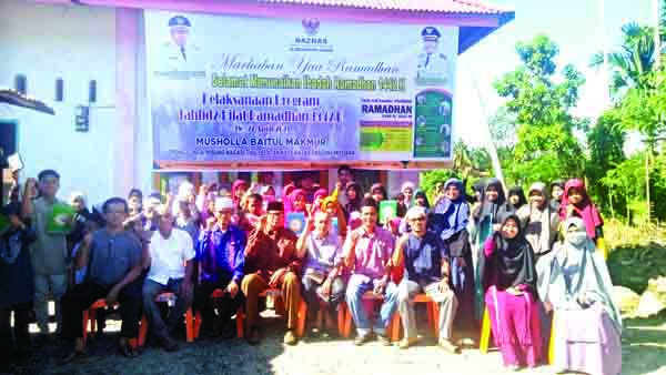 SEMARAK RAMADHAN— Baznas Agam menggelar Tahfidzul Quran kilat di empat lokasi berbeda dalam kegiatan semarak Ramadhan 1442 H.
