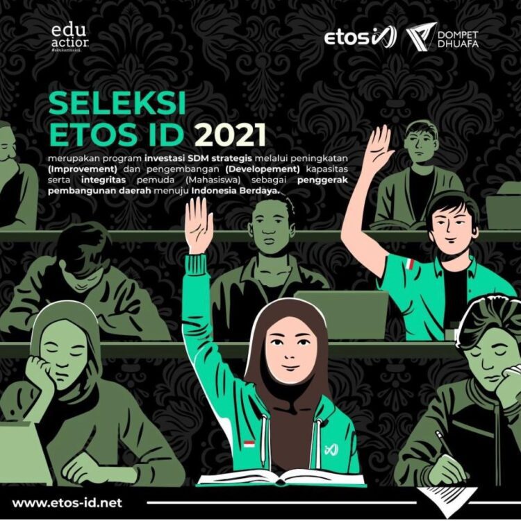 Pendaftaran Beasiswa Etos ID kembali Dibuka 1 Pendaftaran Beasiswa Etos ID kembali Dibuka