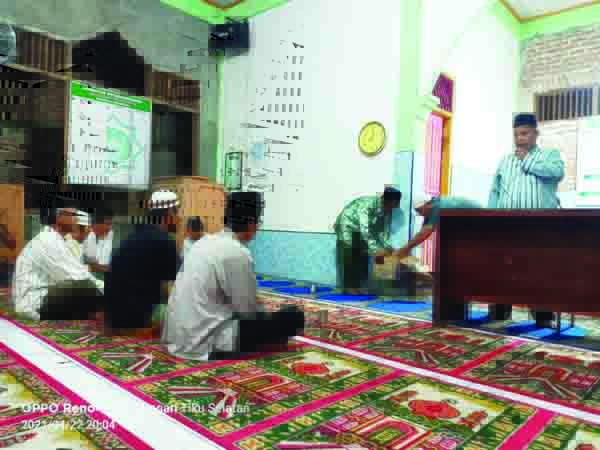 KUNJUNGAN MASJID— Tim Safari Ramadhan (TSR) Pemnag Tiku Selatan kunjungi 7 masjid dan mushalla tahun 2021.