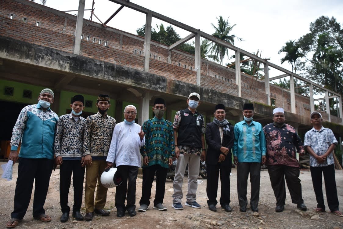ACT Cabang Bukittinggi siap bantu pembangunan sarana di Madrasah Tarbiyah Islamiyah MTI Salareh Aia Palembayan Agam.