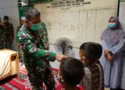 Danrem 032/Wbr Peduli Panti Asuhan Mentawai, Serahkan Tali Asih Bantuan Sembako