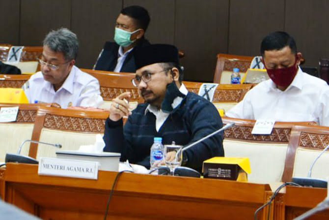 Tunggu Keputusan Saudi, Kemenag Tetap Lakukan Persiapan Haji 1 RAPAT— Menag Yaqut Cholil Qoumas menyampaikan operasional penyelenggaraan ibadah haji 2021 masih menunggu keputusan pemerintah Arab Saudi saat rapat di DPR.