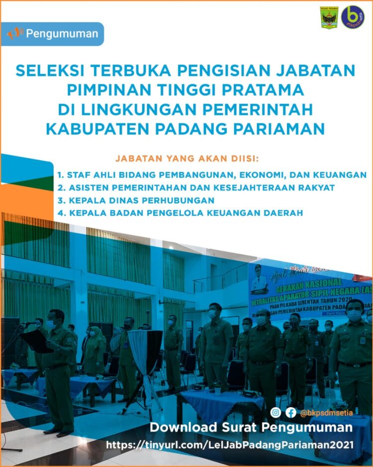 Seleksi Terbuka Pimpinan Tinggi Pratama