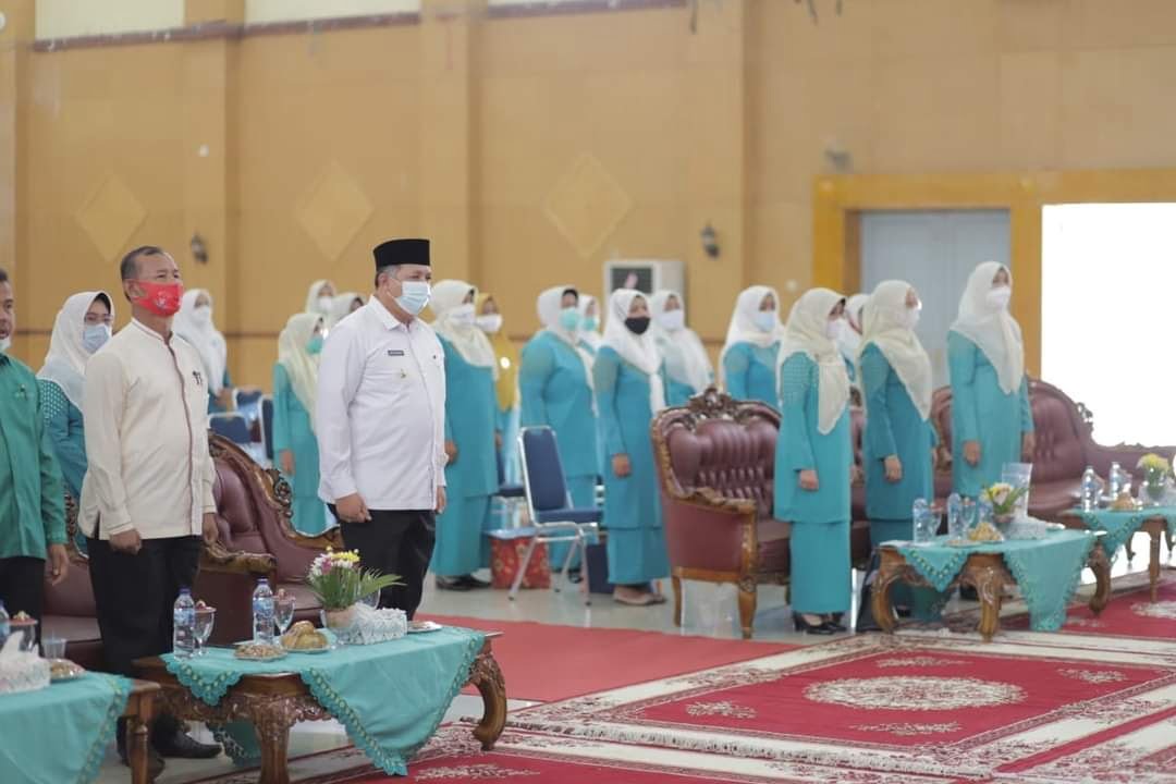 Suasana Rakerda yang dihadiri kader PKK kota Solok 2