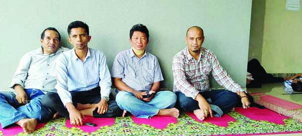 KUASA HUKUM—Tim Advokasi Minangkabau Imra Leri Wahyudi dan tim yang menjadi Kuasa Hukum LKAAM.