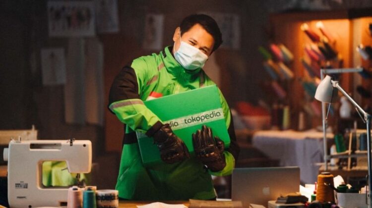 Ilustrasi kolaborasi Gojek dan Tokopedia menjadi GoTo.