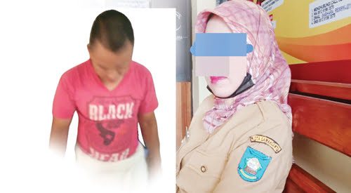 Dicium dan Dipeluk Kades,Sekretaris Teriak Minta Tolong, Warga Berdatangan, YE Tertunduk Malu, Modus Diajak Bahas Pekerjaan di Rumah di Daerah kota Sawahlunto 1 MEMBUAT PENGADUAN— Korban AL yang memberi diwawancarai wartawan usai membuat pengaduan di Polres Sawahlunto terkait kasus pelecehan seksual yang dialaminya.