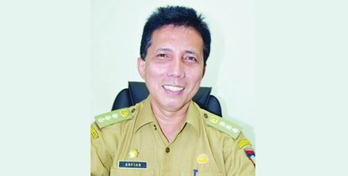 Arfian kepala BKPSDM Pemko Padang.