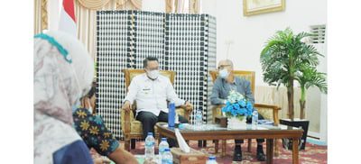 SILATURAHMI—Siap Jalin Kerjasama, Bupati Eka Putra Silaturahmi dengan Direktur Universitas Terbuka Padang.