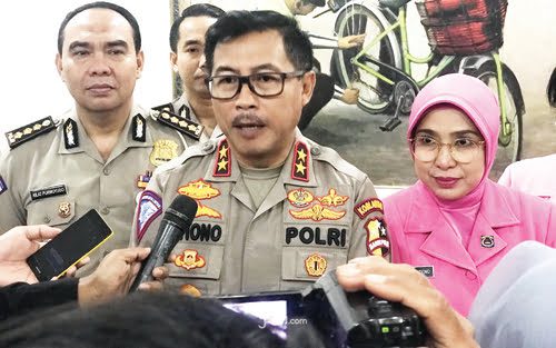 Polri Segera Luncurkan Tilang Elektronik Tahap II di 13 Polda 1 KETERANGAN— Kakorlantas Polri Irjen Istiono saat memberikan keterangan kepada awak media dalam siaran pers, Jumat (4/6).