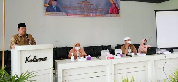 Kepala Kankemenag Kota Payakumbuh Ramza Husmen membuka lokakarya MTsN 2 Payakumbuh Copy
