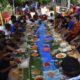LPM beserta pemerintahan kelurahan rawang mengadakan syukuran bersama suksesnya acara manunggal BBGRM tahun 2021 makan majambah bersama Copy