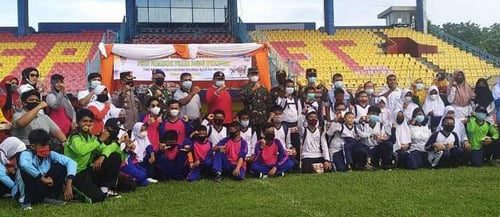 SELEKSI—Para penyandang disabilitas mengikuti seleksi Peparda di GOR Agus Salim Padang.