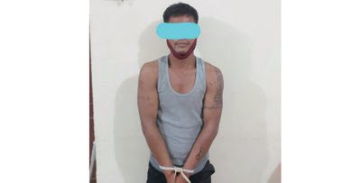 PENCURI— Pelaku DP (31) yang sudah berulang kali mencuri barang milik jemaah masjid ditangkap jajaran Polres Payakumbuh.