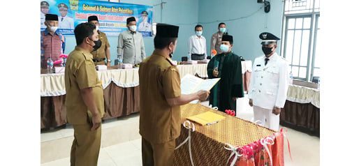 Wakil Bupati Padangpariaman Rahmang, kemarin, menghadiri acara pelantikan Zamzami  sebagai PJ Wali Nagari Toboh Gadang Kecamatan Sintuk Toboh Gadang.
