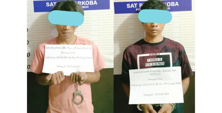 PENGEDAR DITANGKAP— Polres Payakumbuh menangkap pengedar sabu di dua lokasi berbeda di wilayah Kecamatan Payakumbuh, Kabupaten Limapuluh Kota.