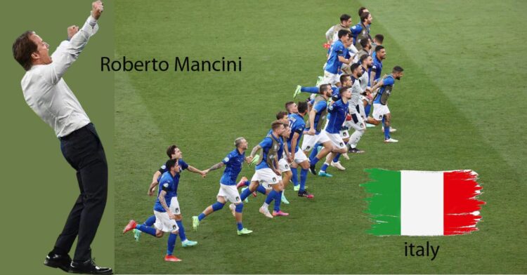 Pelatih timnas Italia, Roberto Mancini, mengimbau anak-anak asuhnya agar tetap membumi.