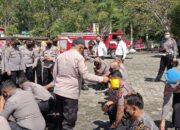 HUT Bhayangkara Diramaikan Perayaan Kenaikan Pangkat, Aparat harus Tingkatkan Pelayanan di Sawahlunto