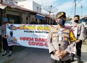 Polres Bukittinggi Bantu Warga Terdampak PPKM