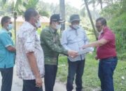 Pengusaha Tambang Bantu Pembangunan Puskesmas Desa Tumpuk Ta­ng­ah, Kecamatan Talawi