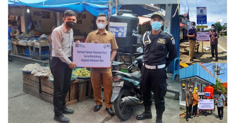 BRI Kanwil Padang Salurkan Bantuan Sarana dan Prasarana Pasar dalam rangka mendukung Adaptasi Kebiasaan Baru 1 Kanwil BRI Padang menyalurkan bantuan Sarana dan Prasarana Pasar dalam rangka mendukung Adaptasi Kebiasaan Baru.