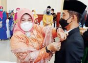 Fitri Nora SE, Ketua DPRD Kota Pariaman Lantik Anggotanya, Kerahkan Seluruh Kemampuan dalam Emban Tugas