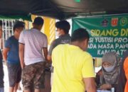 23 Orang Terjaring Operasi Yustisi di kawasan Pasar Biaro, Kecamatan Ampek Angkek