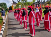 25 Personel Jalani Isolasi, Tim Paskibra Tetap Latihan di kantor bupati Agam