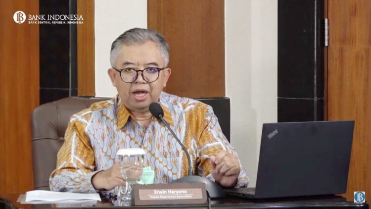 Direktur Eksekutif Kepala Departemen Komunikasi Bank Indonesia Erwin Haryono.