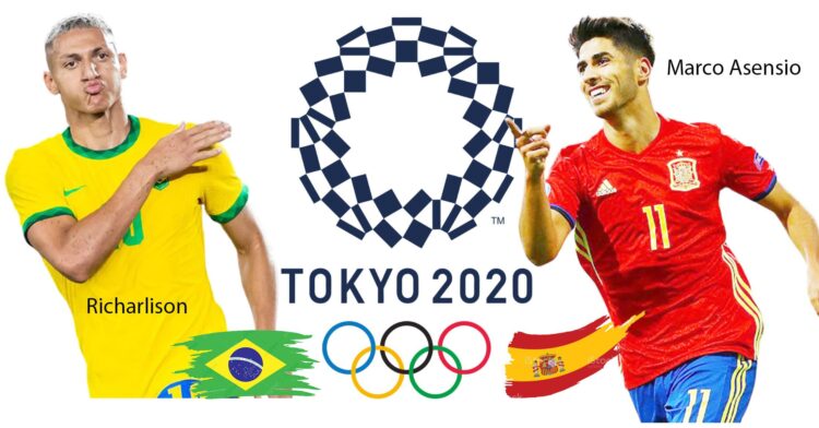 Juara bertahan Timnas Brasil akan berhadapan dengan Timnas Spanyol di final cabang olahraga (cabor) sepak bola putra Olimpiade Tokyo 2020.