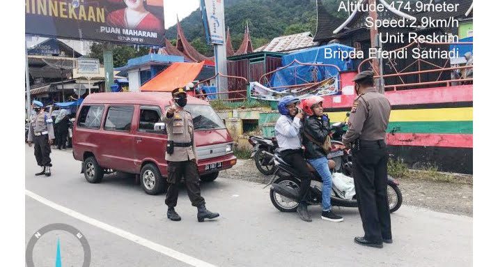 Operasi Yustisi di Pasar Maninjau Pe1tugas Minta Warga Patuhi Prokes