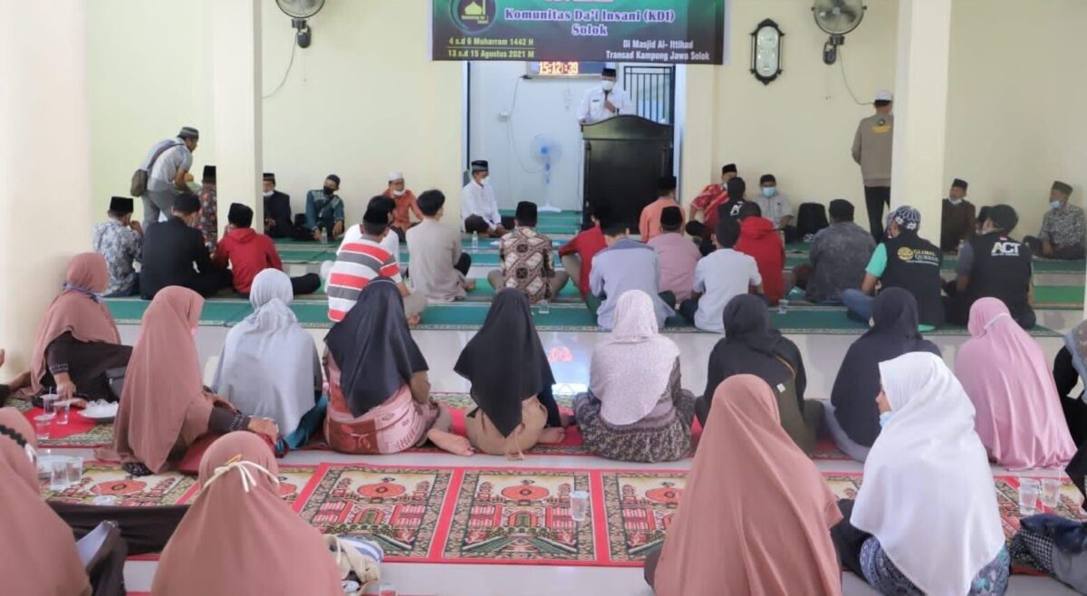Pelatihan Mujahid Dawah Dai Insani yang diadakan oleh Komunitas Dai Insani KDI Ko1ta Solok di Masjid Al Ittihad.